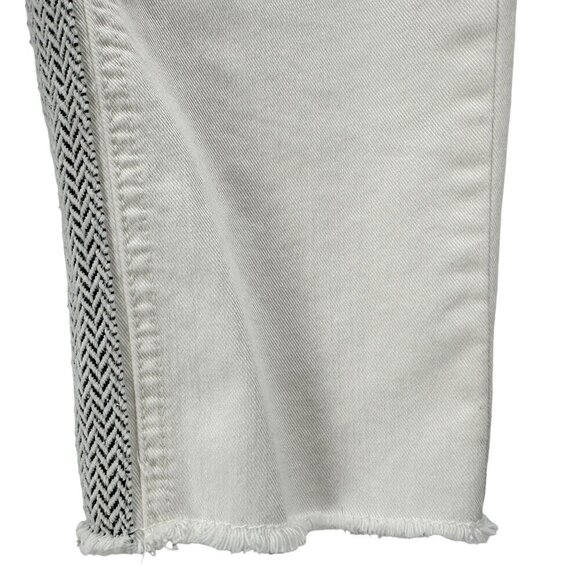 Pilcro And The Letterpress by Anthropologie Button Fly Embroidered Jeans 28 - Picture 8 of 12